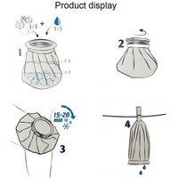 Reusable Breathable Material Hot & Cold Ice Pack Injury Care Pain Relief Cooler Bag