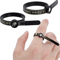 Professional Ring Size Measurement Tool Magnifying Glass Ring Measuring Tape Ring Sizers Fashion Jewelry Measuring Tools