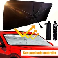 Car Windshield Sunshade Umbrella Foldable UV Block Heat Insulation Front Window Sun Shade Parasol Universal Car Summer Sun Prote