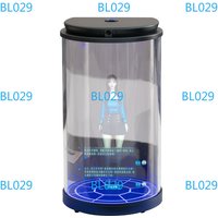 HoloTube Interactive Holograms 5.5inch Small Advertising Light Box 3D Digital Screen