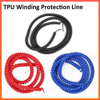 1M TPU Winding Protection Line Cable Spiral Wire Winder Organizer for Xiaomi Ninebot Dualtron Kugoo Zero M365 Electronic Scootor