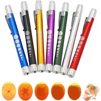 1Pcs Egg Candler Tester High Intensity Cool LED Light Candling Lamp Rechargeable For All Types Egg Broody Or Incubator Monitor