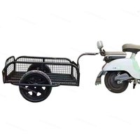 New Hanging Bucket Outdoor Cart Electric Motorcycle Bicycle Rear Hanging Trailer Stall Pulling Goods Camping Fishing Tricycle