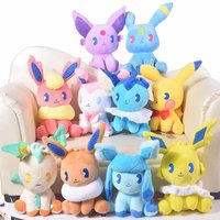 Pokemon Eevee Collection Plush Flareon Vaporeon Stuffed Doll Espeon Umbreon Glaceon Leafeon Sylveon plushies Toy Xmas Kid Gifts