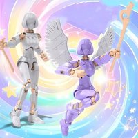 Cartoon New 3D Printed Female Warrior Multi-Jointed Movable Action Figure Model Creative DIY Magic Girl Puzzle Toys