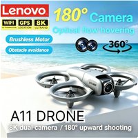 Lenovo A11 Mini RC Drone 5G WIFI FPV 8K HD Camera Brushless Motor Optical Flow Positioning 3000M Long Distance Quadcopter