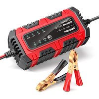 6V 12V 1.5A Car Battery Charger Smart Charger Moto Battery Charger Car and Motorcycle Battery Charging Unit for Car Truck Boat