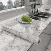 Kitchen Oil-Proof Film Stove Waterproof Moisture-Proof Wallpaper Countertop Cabinet Renovation Tile Self-Adhesiv Marble Sticker