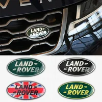 1Pcs Car Front Grille Sticker UK Flag Emblem Car Accessories For Land Rover Discovery 3 4 R4 Range Rover Evoque Sport Dander 2 3