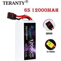 TERANTY 22.2V 6S 12000mah Lipo Battery 30C 22.2V 6S For Agriculture Plant Protection Drone Battery With XT90S QS8 Connector