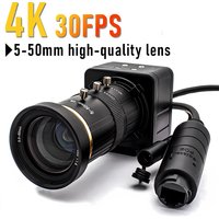 4K 30FPS POE IP Camera 8MP 5-50mm CS Lens Onvif RTSP Security Surveillance Camera for Industrial Machine Vision & Home Security image 4