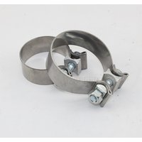 1pcs 30mm 35mm-200mm stainless steel reinforced clamp thick fixed clamp for stainless steel pipe fittings exhaust pipe clamp