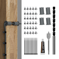 Starlink Cable Routing Kit Wall Pass Through Grommet Mounting Kit 3/4" & 5/16" Drill Bit Wire Clip & Cable Ties for Installation