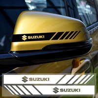 2Pcs Car Styling Vinyl Rearview Mirror Body Decoration Sticker Decal for Suzuki Swift Sport Vitara Jimny SX4 Wagon Baleno Ignis
