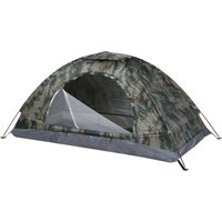Camping Tent Single Layer Portable Tent Anti-UV Coating UPF 30+ for Outdoor Beach Fishing