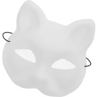 Fox Masks Fox Diy Blank Mask White Pvc Mask Mask For Masquerade Dress Up Props Halloween Party
