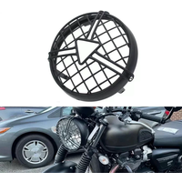 Street Double 900 Modified Aluminum Alloy Headlight Cover Guard Net Suitable for Triumph Scrambler 400X T100 T120
