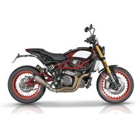 For Indian FTR 1200 S 2019-2020 FTR1200 Rally / Carbon 2020 FTR1200 Escape Motorcycle Exhaust Muffler Link Pipe 61MM Slip-on