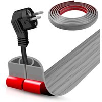 1PC 2m/78.74inch Flexible Floor Cable Duct, Self-adhesive, Pvc Floor Cable Protection, Cable Bridge, Cable Duct, Cable Hide