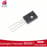 10Pcs Original BD681 SOT-32 40W 100V 4A NPN Complementary Silicon Power Darlington Transistors Triode BJT