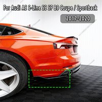 For Audi A5 S-Line S5 F5 Coupe / Sportback B9 Pre Facelift 2017-2020 Car Rear Side Splitter Rear Bumper Gaurd Protector Bodykit image 4