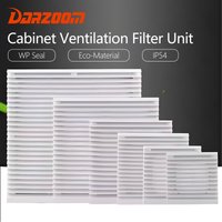 Electrical Cabinet Fan Filter Louver Grille ZL801/802/803/804/805/806, Dustproof Ventilation & Heat Dissipation Axial Fan Cover