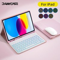 Bluetooth Backlight Keyboard Case For ipad a16 case 11th 10th Gen For iPad Air 11 M2 M3 M4 2026 Smart Cover Magnetic Case