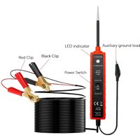 EM285 DC Automotive Electrical System Test Pen 6-24V with LED Test Light Polarity Identification Continuity Short Circuit Tester
