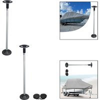 Boat Cover Support Pole Accessories Adjustable Height Highly Stable Locking Sturdy for Pontoon Professional Heavy Duty