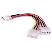 4Pin Molex Power Supply Extension Cable Male 1 to 2 Female Ports Power Cable IDE Power Port Multiplier D Plug Y Splitter
