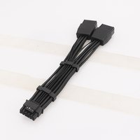 NEW GPU RTX4090 RTX4080 Series 16AWG 2x8pin PCI-e to 16Pin (12+4) PCI-e 5.0 12VHPWR Connector 90-Degree Elbow