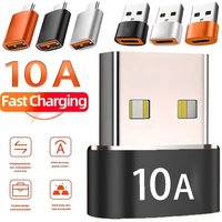 Congdi 10A USB A To USB C OTG Adapter Type C to USB Converter USB 3.0 Adapter For Xiaomi 14 MacBook USB To Type C OTG Connector