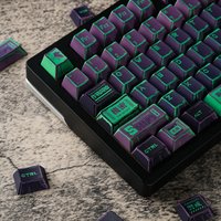 Comic EVA01 PBT Cherry Keycaps Korean French German Abnt2 Russian For Mx Switch Mechanical Keyboard Dye Sub JP AR ISO Layout