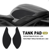 Pour Daytona 675 2013 2014 2015 2016 STREET TRIPLE 13-20 Moto Réservoir Traction Pad Antidérapant Autocollant Gaz Genou Protecteur de Poignée