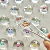 Fun Squishy Squeeze Toy Emoji Mini Cartoon Transparent Doll Soft Slow Rebound Sticky Pinch Stress Relief Cute Funny Gifts Adults