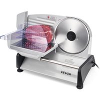 SucceBuy 7.5 inch Meat Slicer Electric Deli Slicer Machine 0-0.6 inch Thickness Home Food-Slicer for Meat, Ham, Baguett, Steak