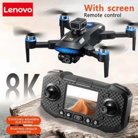 Lenovo M6 Drone 8K Aerial HD Dual Camera 5G WIFI Intelligent Obstacle Avoidance Screen Remote Control Brushless Power GPS Drone