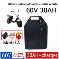 Für Harley Citycoco 60V 40Ah Lithium-Batterie 18650 Wasserdichter Elektromotorrad Geeignet für City Coco Elektroroller 67.2V2A