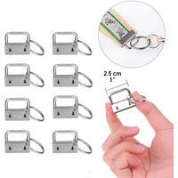 5/10/20/40pcs/set keychain tail clip set decorative keychain DIY hardware keychain pendant making accessories