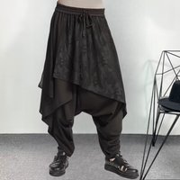 Vintage Hosen Frauen Männer Neutral Lose Culottes y2k Gothic Breite Bein Hosen Rock Neue Oversize Harajuku Japanische Kreative Hosen