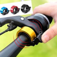 Invisible Bicycle Bell MTB Road Bike Horn Aluminum Alloy Ring Loud Sound O-Shape Compact Mini Cycling Handlebar Accessories Safe