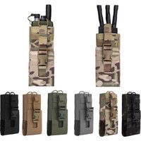 Poseidon Defense Universal BP Radio Pouch Molle Lightweight Adjustable Radio Holster Compatible With All Size Radios
