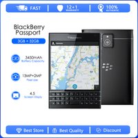 Blackberry Passport Q30 Q30-1 Q30-3 Refurbished-Quad Core LTE 3GB RAM 32GB ROM 13.0MP BlackBerry OS Cell Phone Good Condition