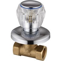 1/2" 3/4" Shower Stop Valve Quarter Turned /Full Turned Open Quickly Pipeline Link Concealed Switch Brass Water Pipe Accessor