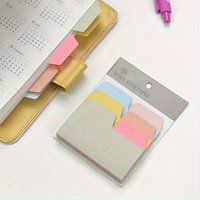 Color Index Sticky Notes Index Mark Stickers for Notebooks Planners Binders School Office Supplies