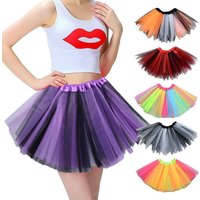 Girls Tutu Skirt Baby Girls Skirts Mini Pettiskirt Dance Rainbow Tulle Kids Princess Skirt Colorful Children Dance Wear Clothing