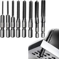 1PCS HSS 6542 Tap Drill Bit Hex Shank Thread Metric Tap 2.5-12mm Screw Taps Tool Threaded Bit Screw Machine Compound Tap