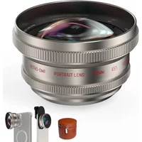Fotorgear 60mm Portrait Lens -2X Magnification, Capture Portrait Beauty, Phone Lens for Photography with lens clip fotorgear APP