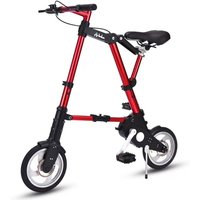 AliExpress NONE 10 Inch Lightweight Folding Bikes Pedal Equipped Foldable Bike Super Compact Mini Bicycle Aluminum Alloy Special Cycling Tool