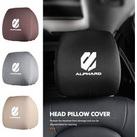 Car Seat Headrest Neck Pillow Cover Anti-Dirty Protective Cover For Toyota Alphard Vellfire 30 Series 2017 2018 2019 2020 2021